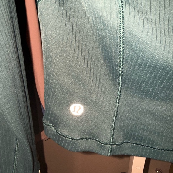 Lululemon It’s Rulu Run Ribbed Cropped Half-zip - Picture 6 of 7